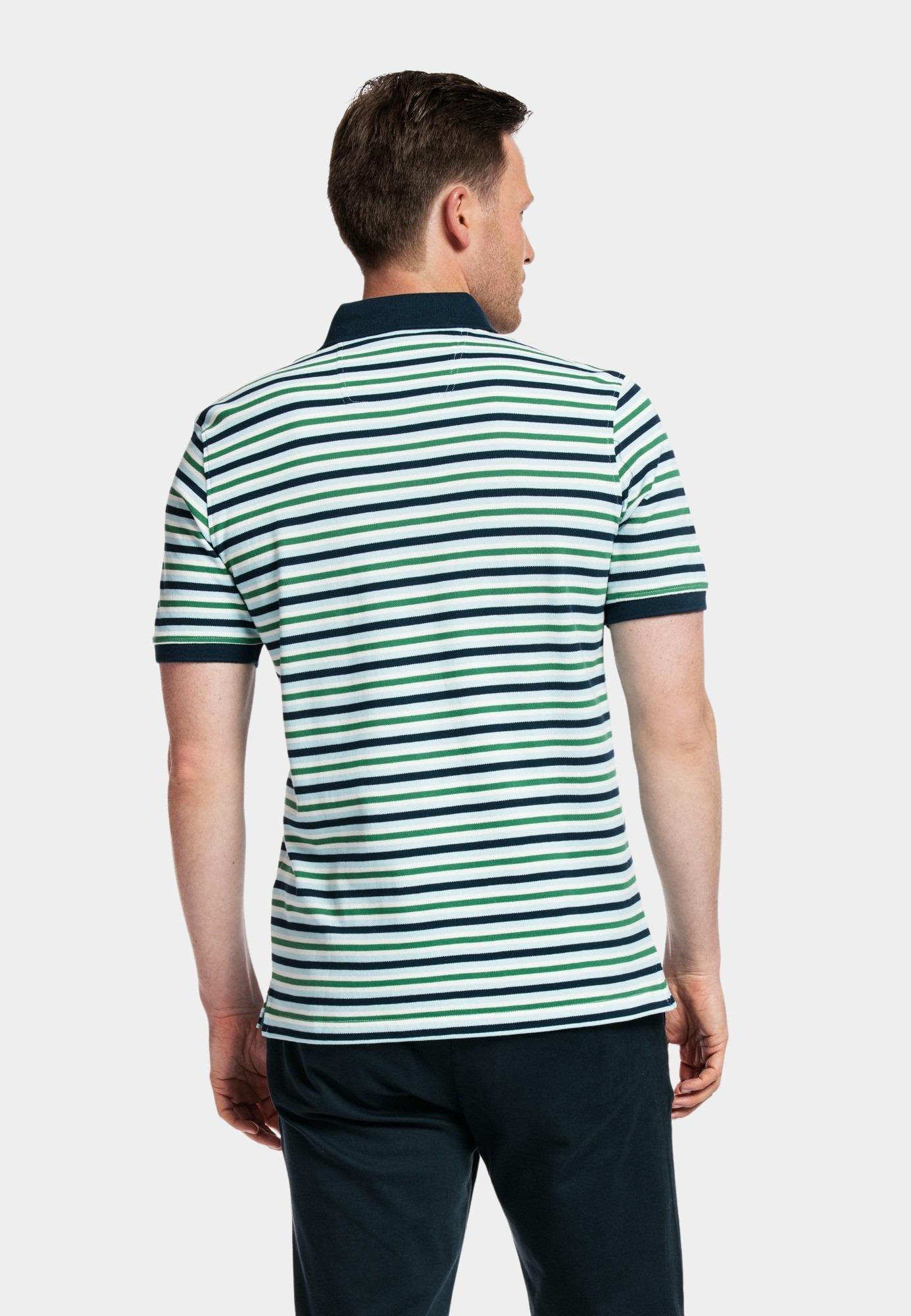 Baileys Polo korte mouw Groen Poloshirt Pique Solic, allove 415296/70