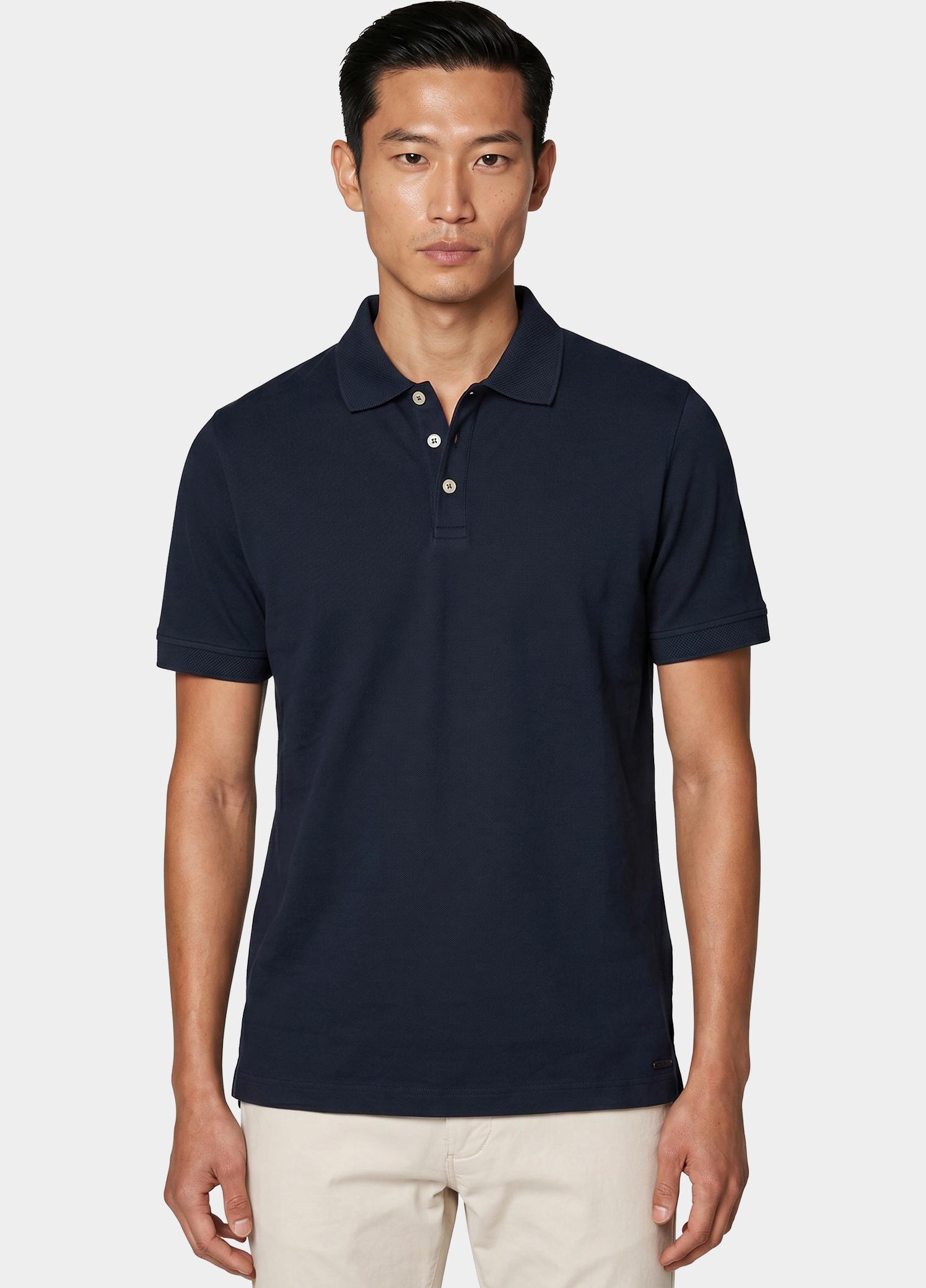 Scotland Blue Polo heren Blauw Boris Polo SPE25108BO40SB/290 navy