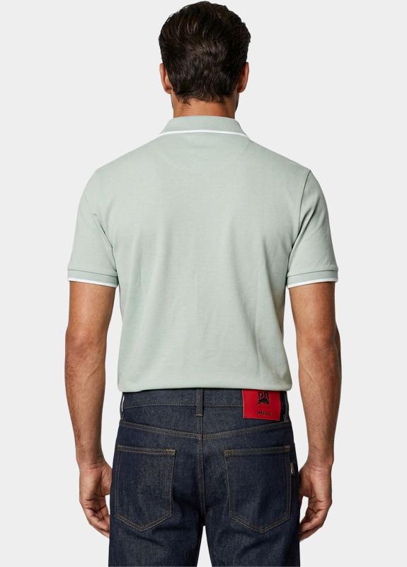 BOSS Orange Polo heren Grijs Passertip 10256683 01 50507699/043