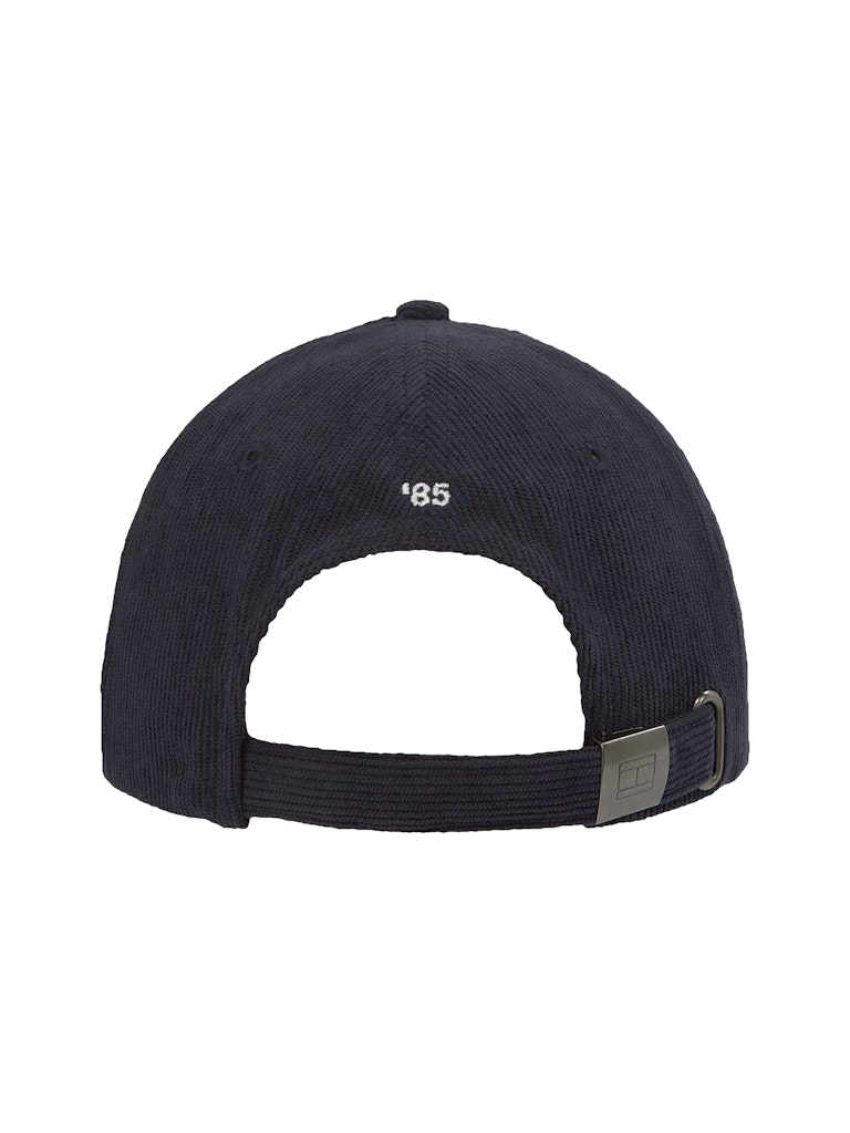 Tommy Hilfiger Cap Blauw TH Flag Corduroy Soft 6 Panel AM0AM12757/DW6