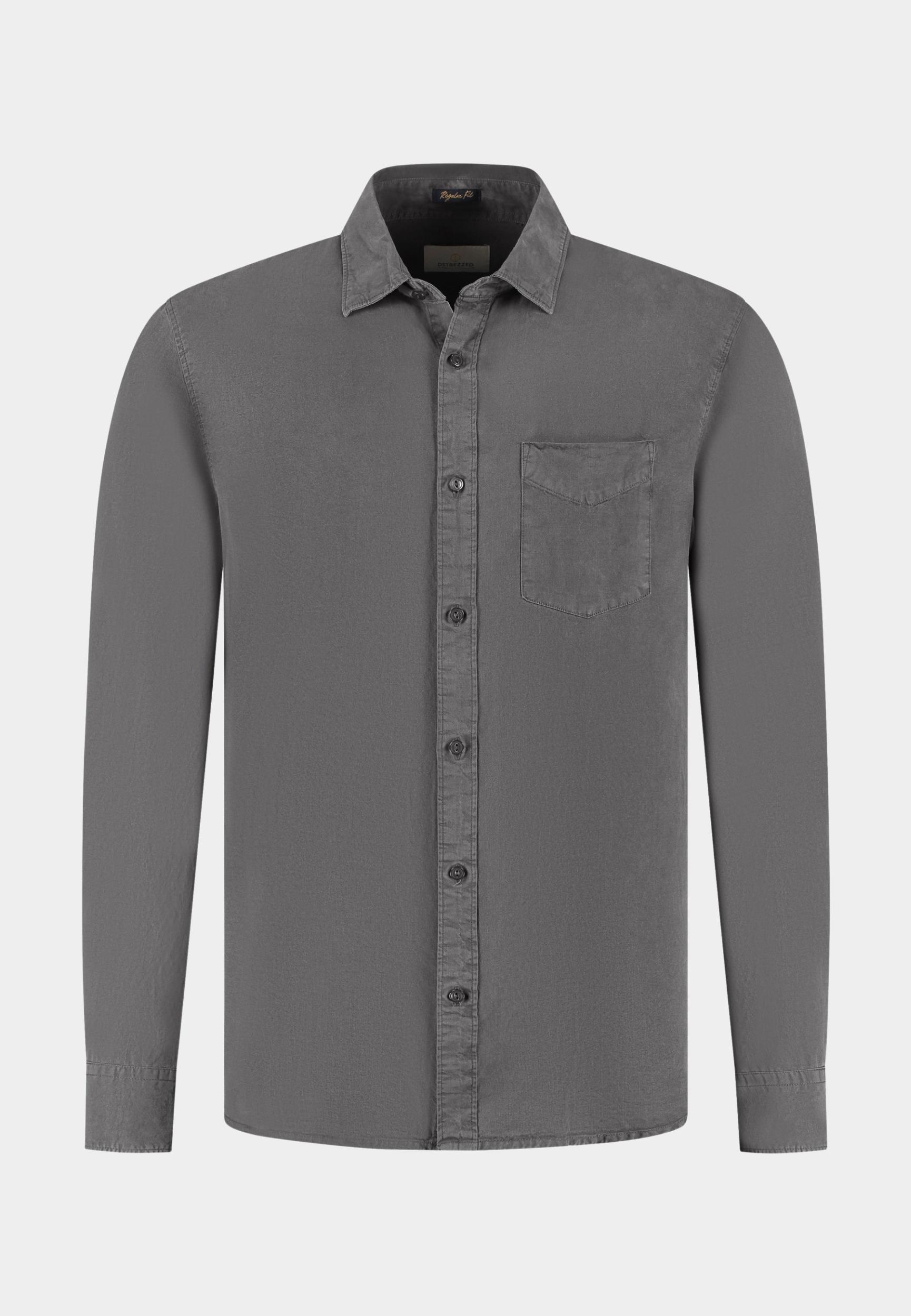 Dstrezzed Casual hemd lange mouw Grijs DS_Lamont Shirt 303754-AW25/879