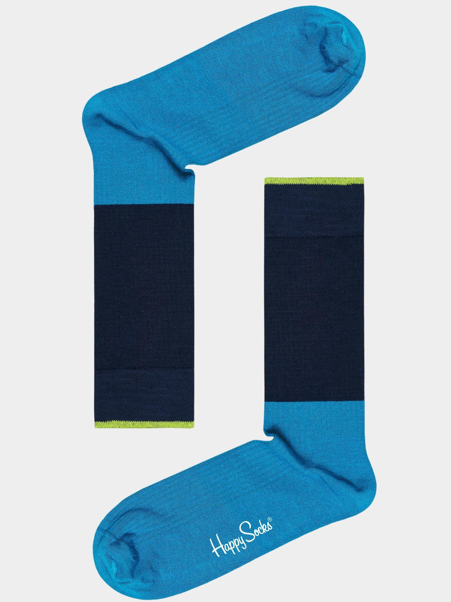 Happy Socks Sokken Blauw I Am Blocked IMB01/6500