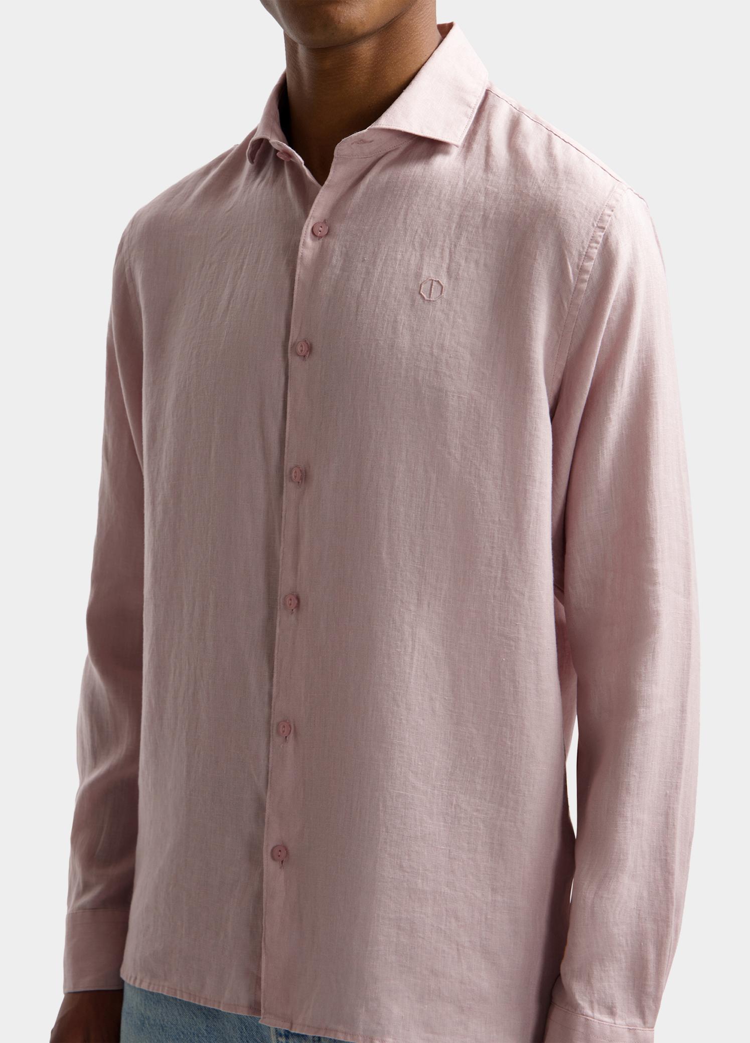 Dstrezzed overhemd korte mouw heren Paars Jagger Shirt 303710/462