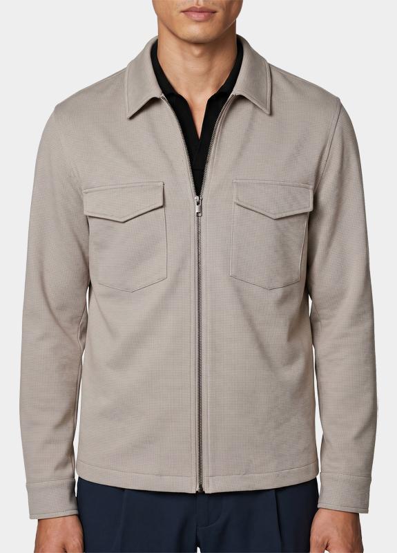 Born With Appetite Overshirt Beige Boed Shirtjacket BWA26114BO50/2500