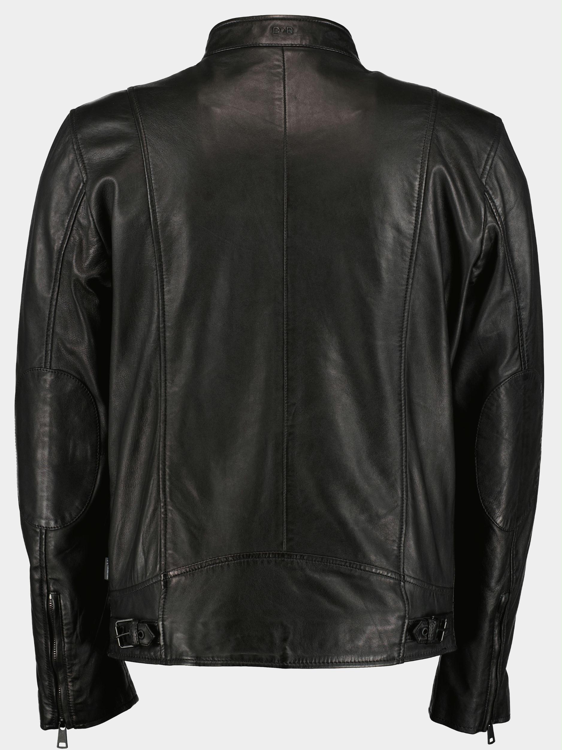 Donders 1860 Lederen jack Zwart Leather Jacket 52360.4/999