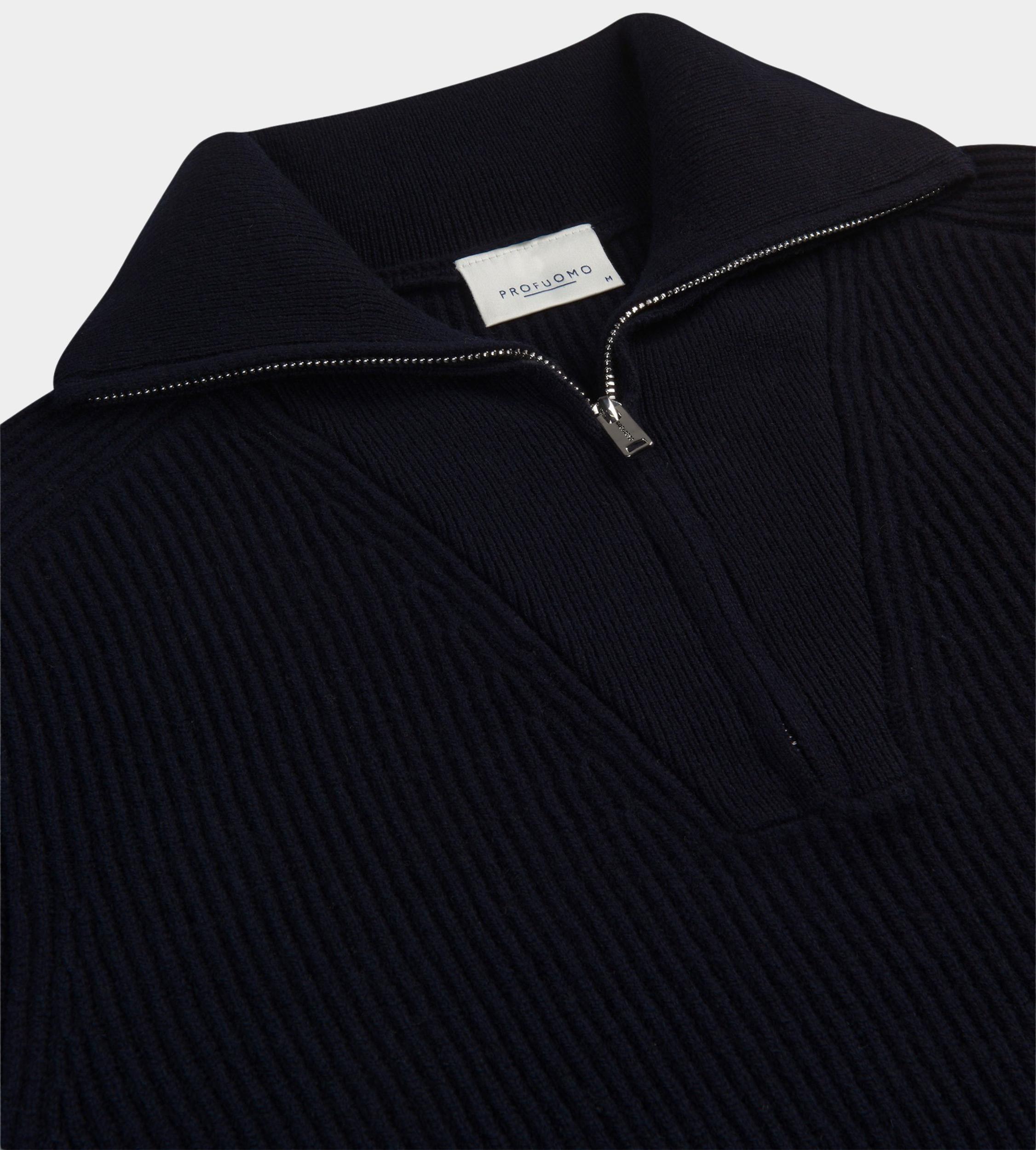 Profuomo Half Zip Blauw  PPWJ30025/D