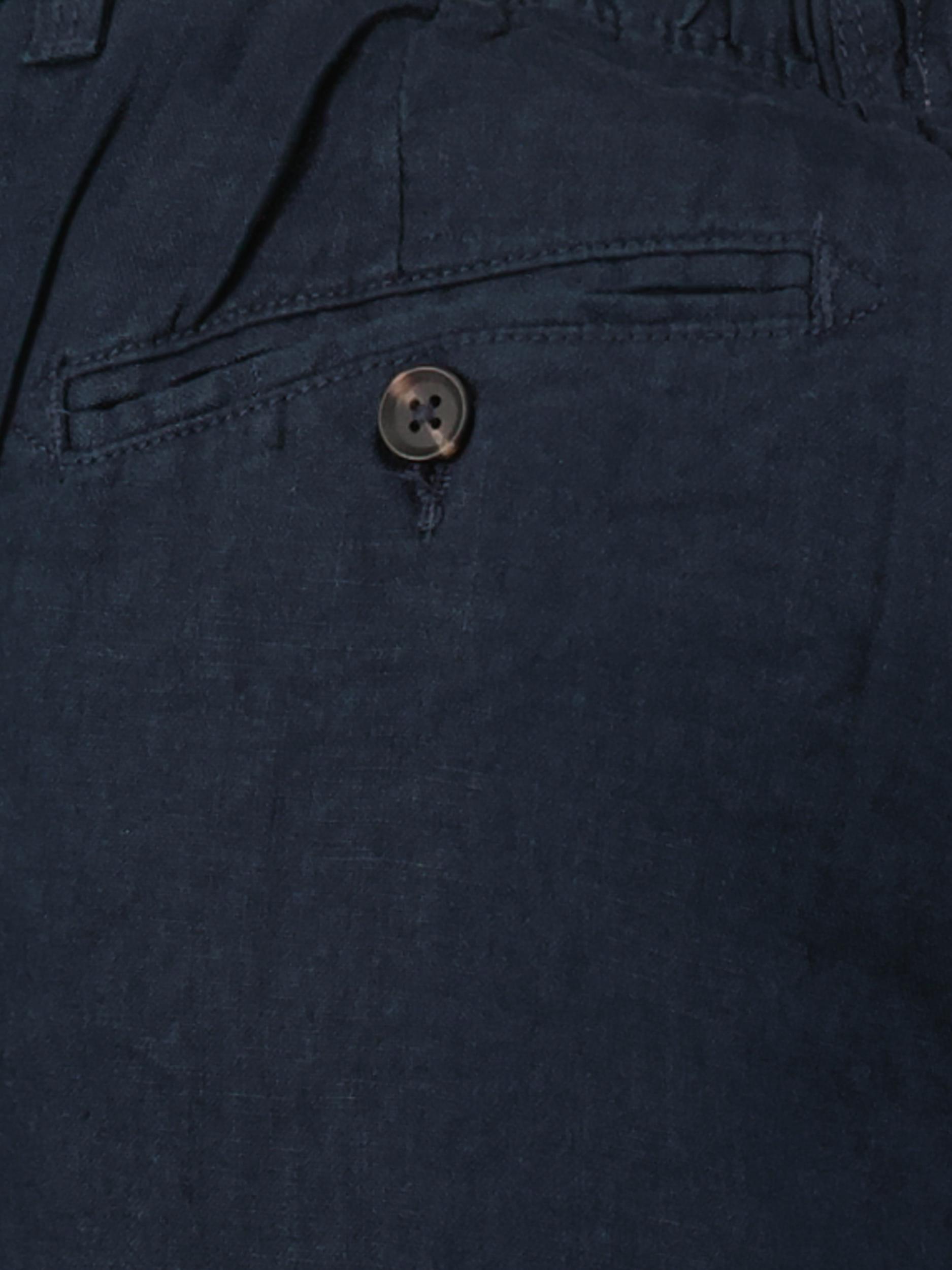 Bos Linnen Broek Blauw  9506424/220
