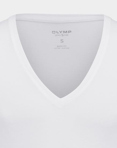 Olymp T-shirt korte mouw Wit 0805/00 T-Shirt 080500/00
