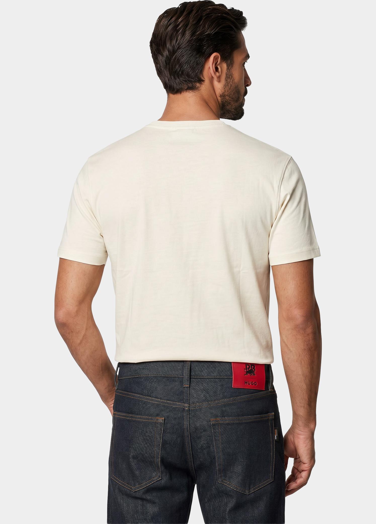 Supply & Co. T-shirt heren Beige Basic T-shirt SCO25108BA01/150 off-white