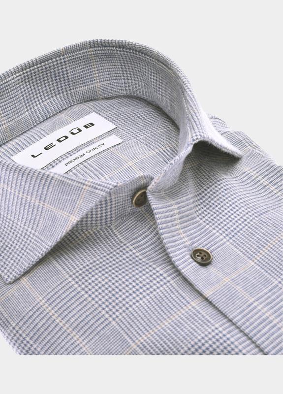 Ledub Business hemd lange mouw Blauw  0143138/150-000-000