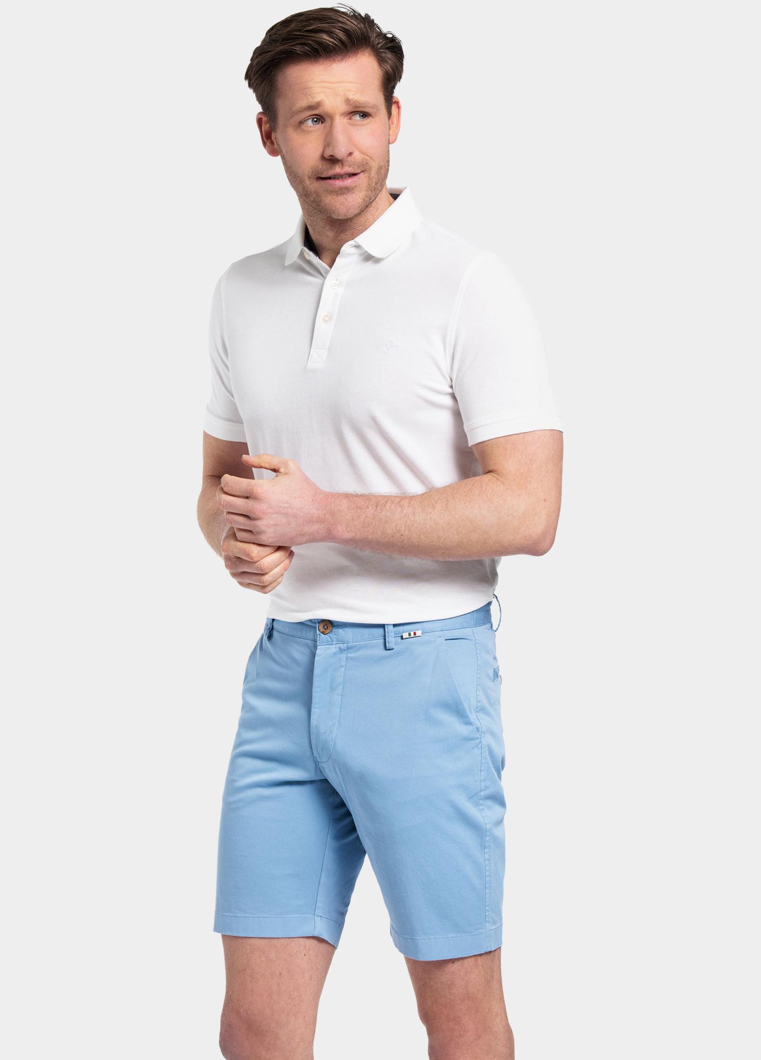 Giordano Korte Broek heren Blauw Stockholm Short Garment Dyed 411115/61