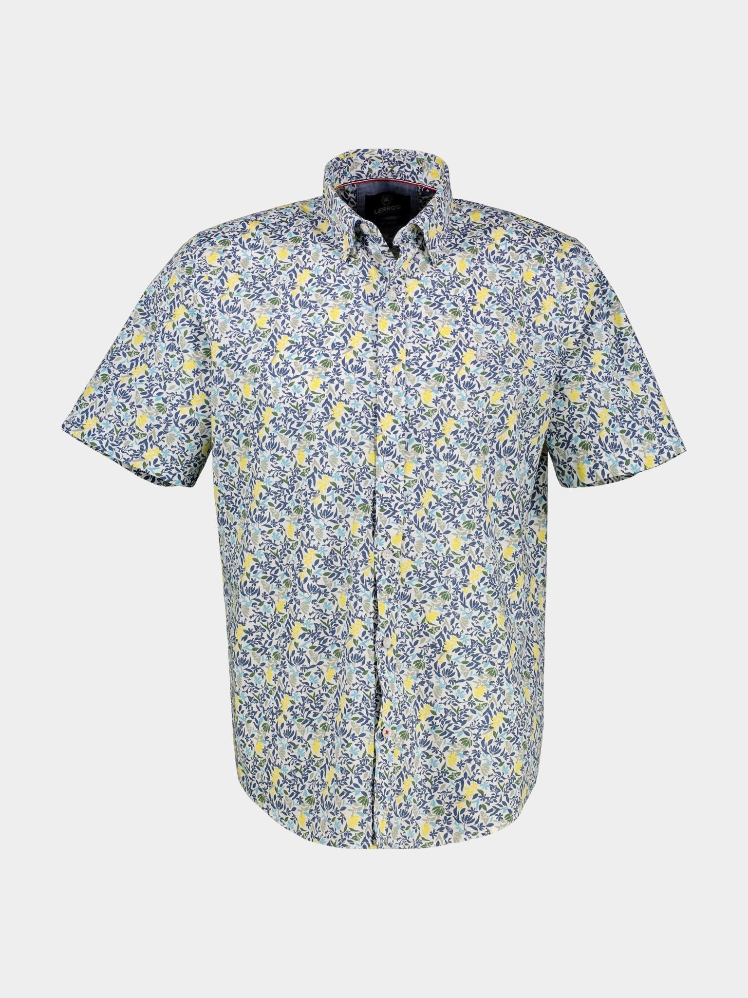 Lerros Casual hemd korte mouw Wit  2532404/100