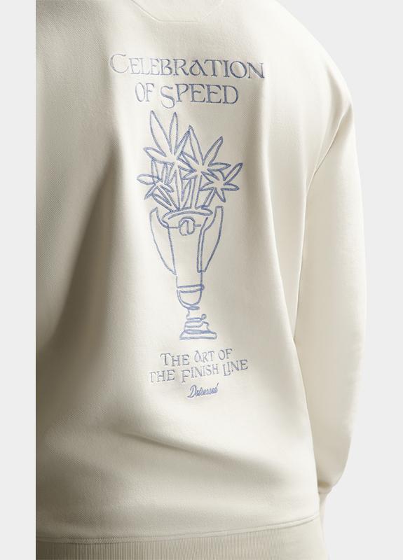 Dstrezzed Sweater heren Beige DS_Karas Artwork Crew 211810/107