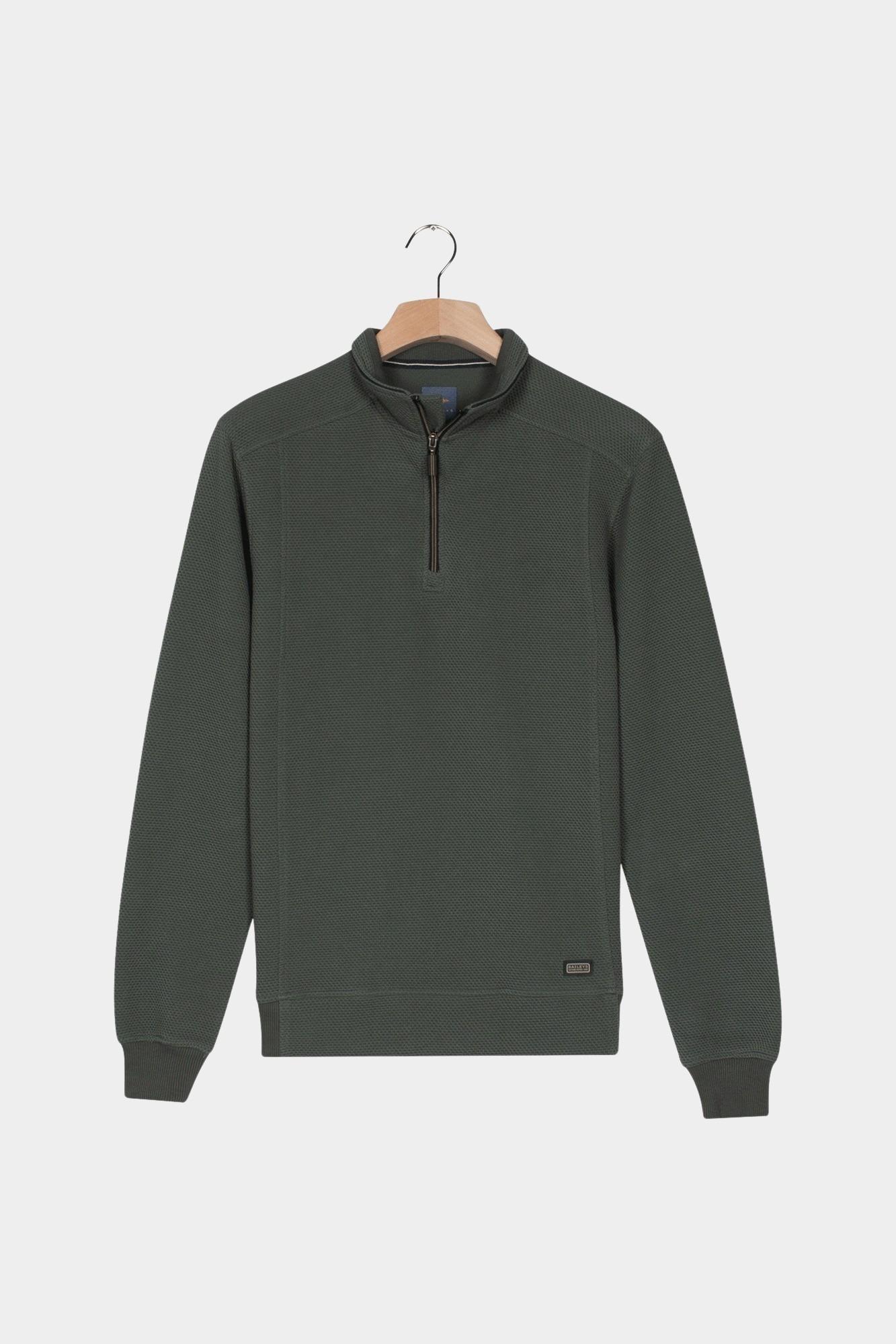 Baileys sweat halfzip Groen Sweatshirt 1/2 Zip  Hi-Low St 523131/73