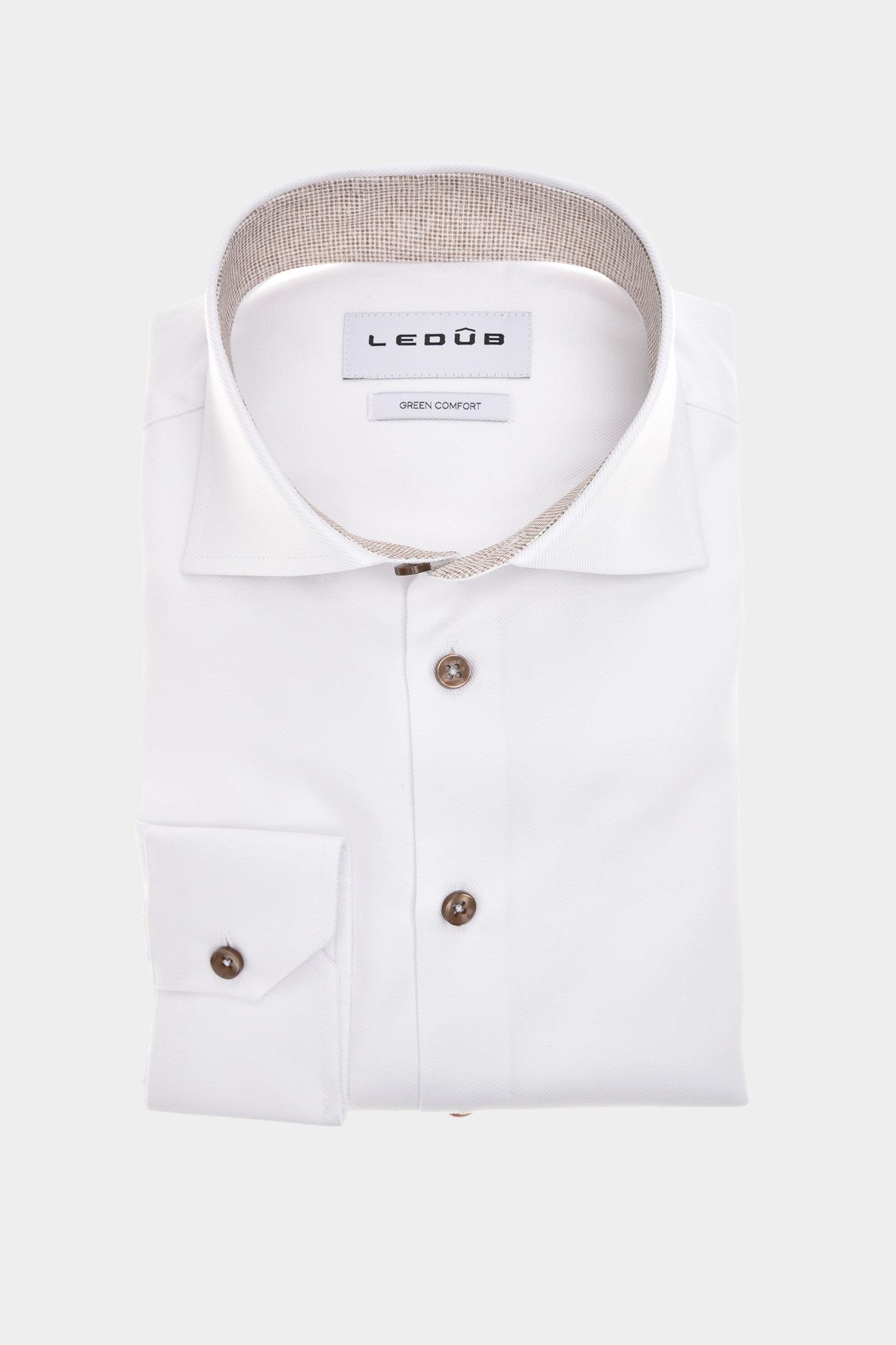 Ledub Business hemd lange mouw Wit MFN5 0143100/910-680-000