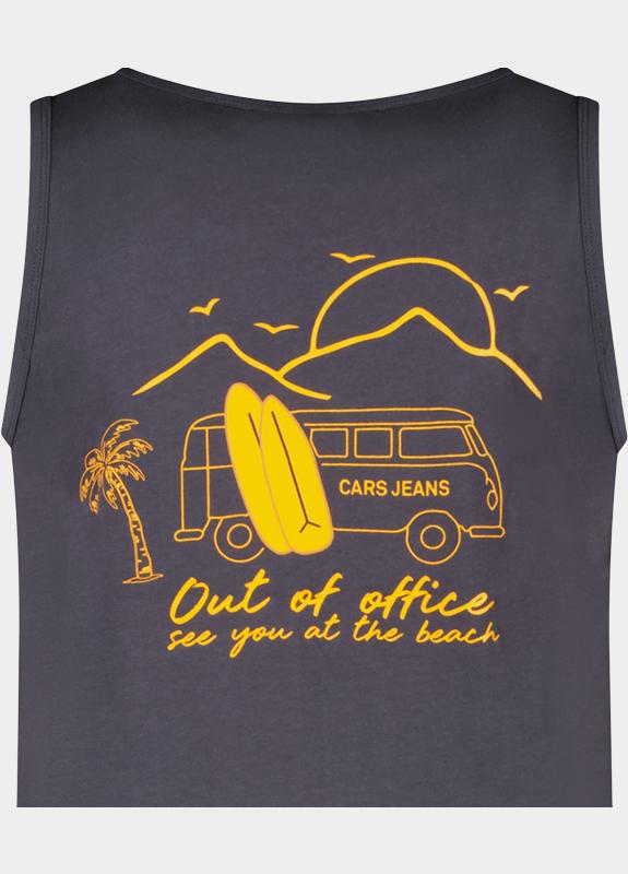 Cars Jeans Singlet Grijs SURRENTO 64279/17