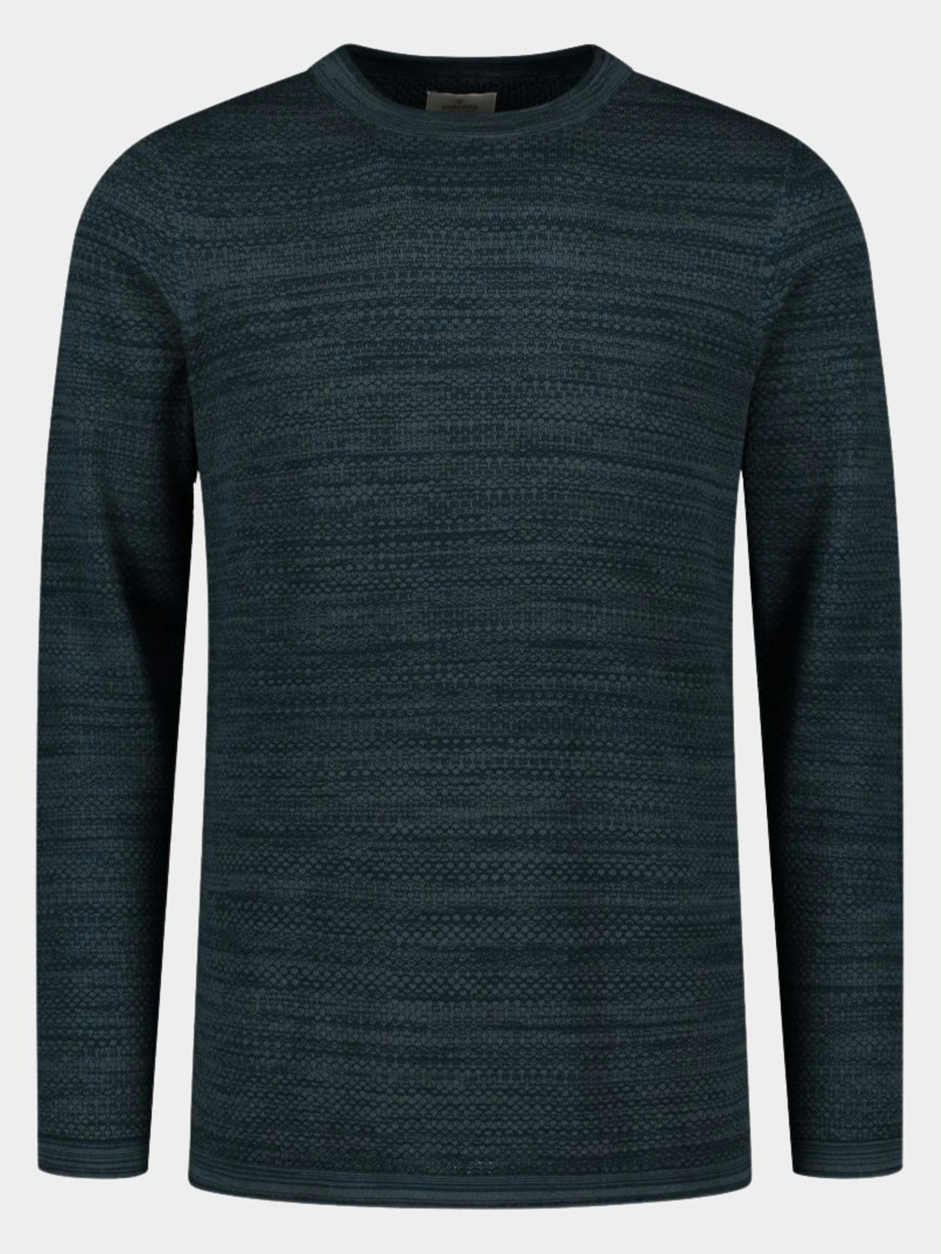 Dstrezzed Pullover Blauw Crew Neck Popcorn  Melange 405496/649