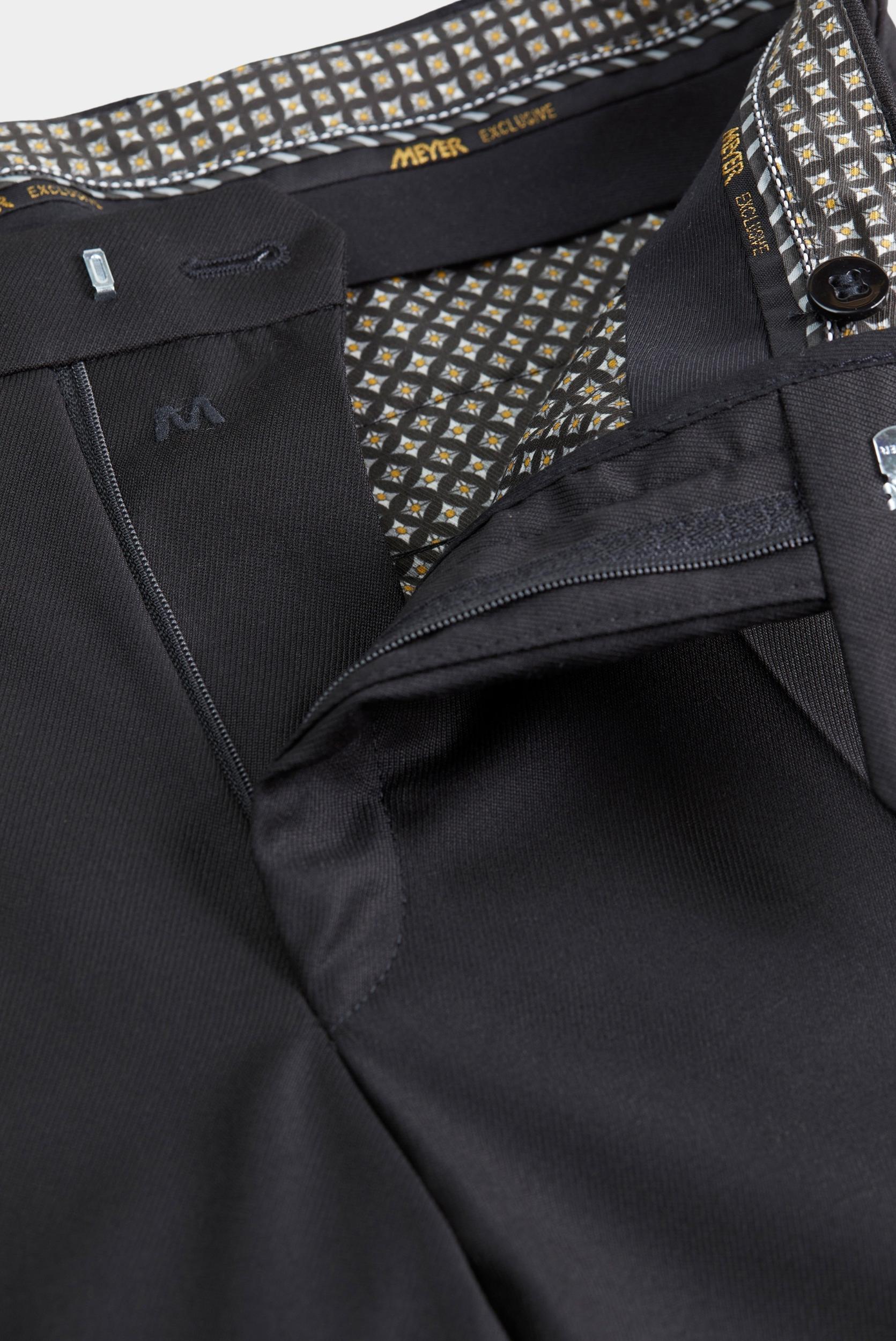 Meyer Wollen Pantalon Zwart BONN Art.9-8400 1029840000/09