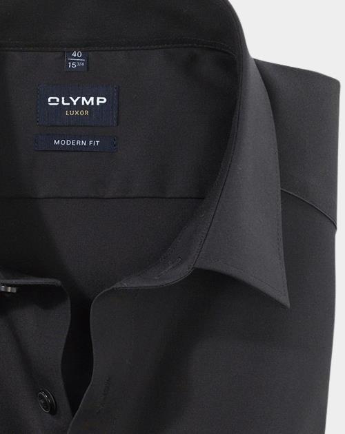 Olymp Business hemd lange mouw Zwart 0300/64 Hemden 030064/68