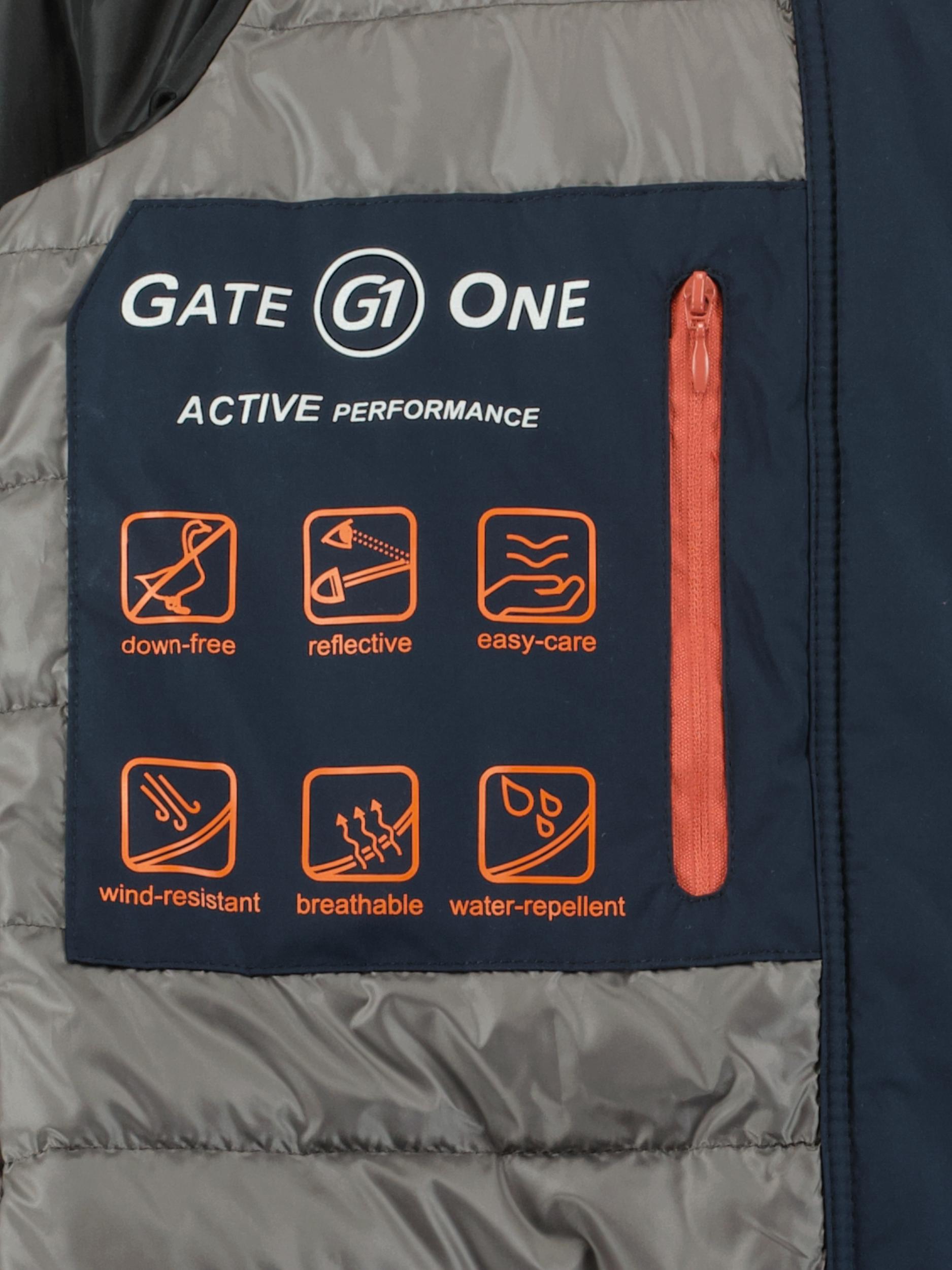 Gate One Winterjack Blauw Coat 43114H3273/40