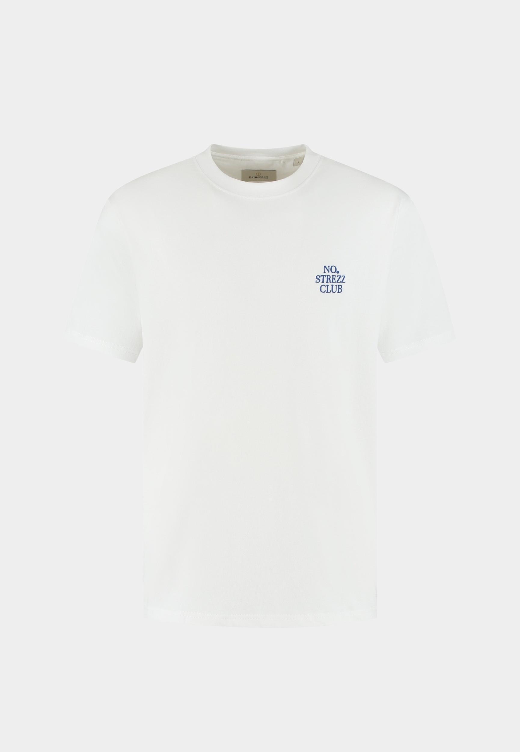 Dstrezzed T-shirt korte mouw Wit No Strezz Club Tee 203030-AW25/100