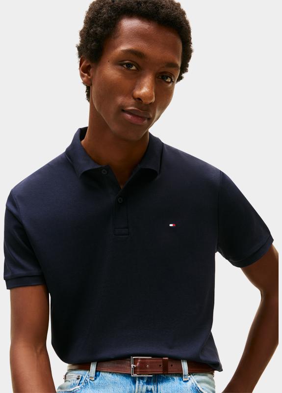 Tommy Hilfiger Polo korte mouw Blauw Liquid Cotton Essential Reg Po MW0MW35585/DW5