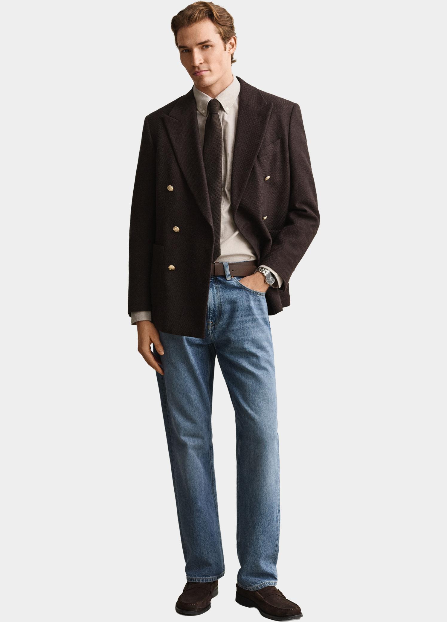 Gant Overhemd heren Beige Classic Regular Oxford-overhe 3000200/264