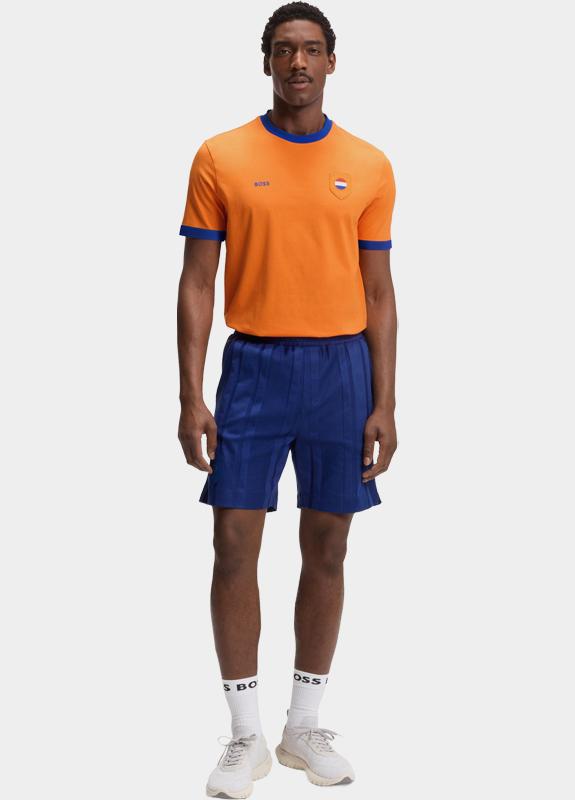 BOSS Green T-shirt heren Oranje TS_BB BC Lux Tee 10279542 01 50562134/821