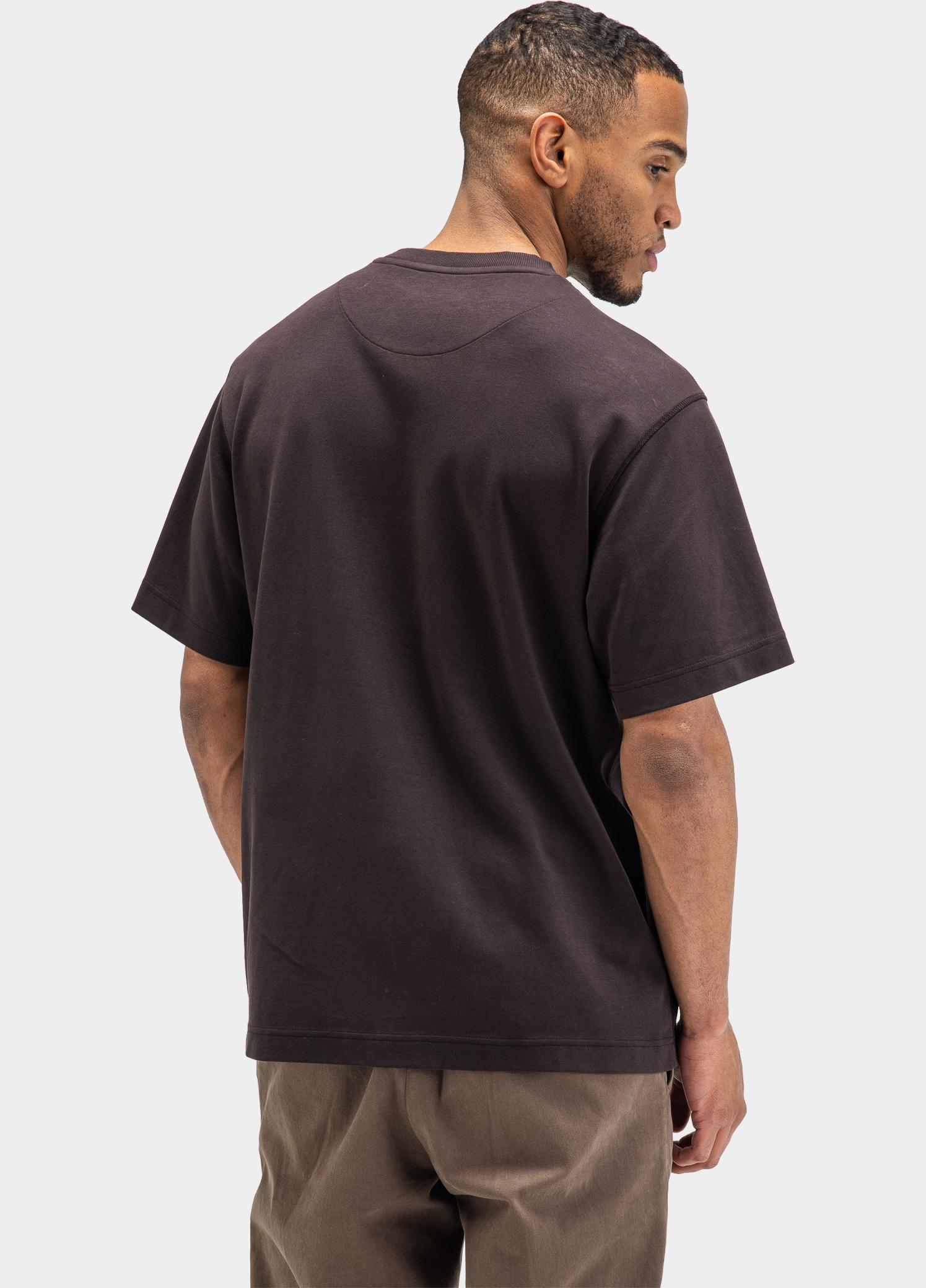 Butcher of Blue T-shirt heren Bruin Mercer M2622003/694