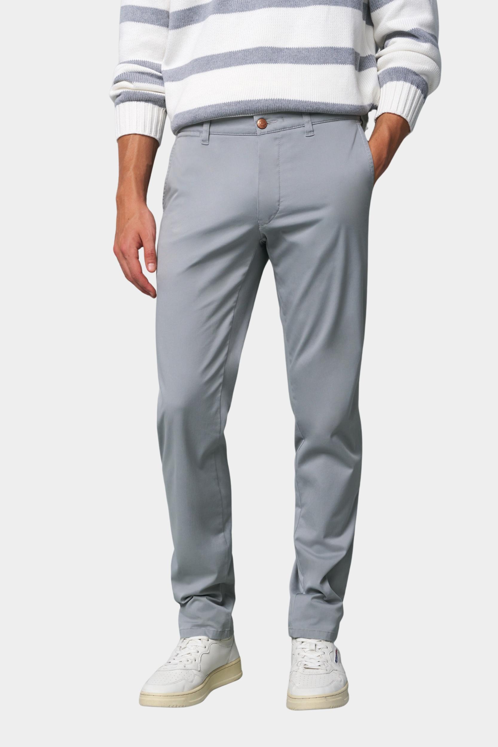 Meyer Katoenen Broek Grijs CHINO Art.1-6181 3641618100/06