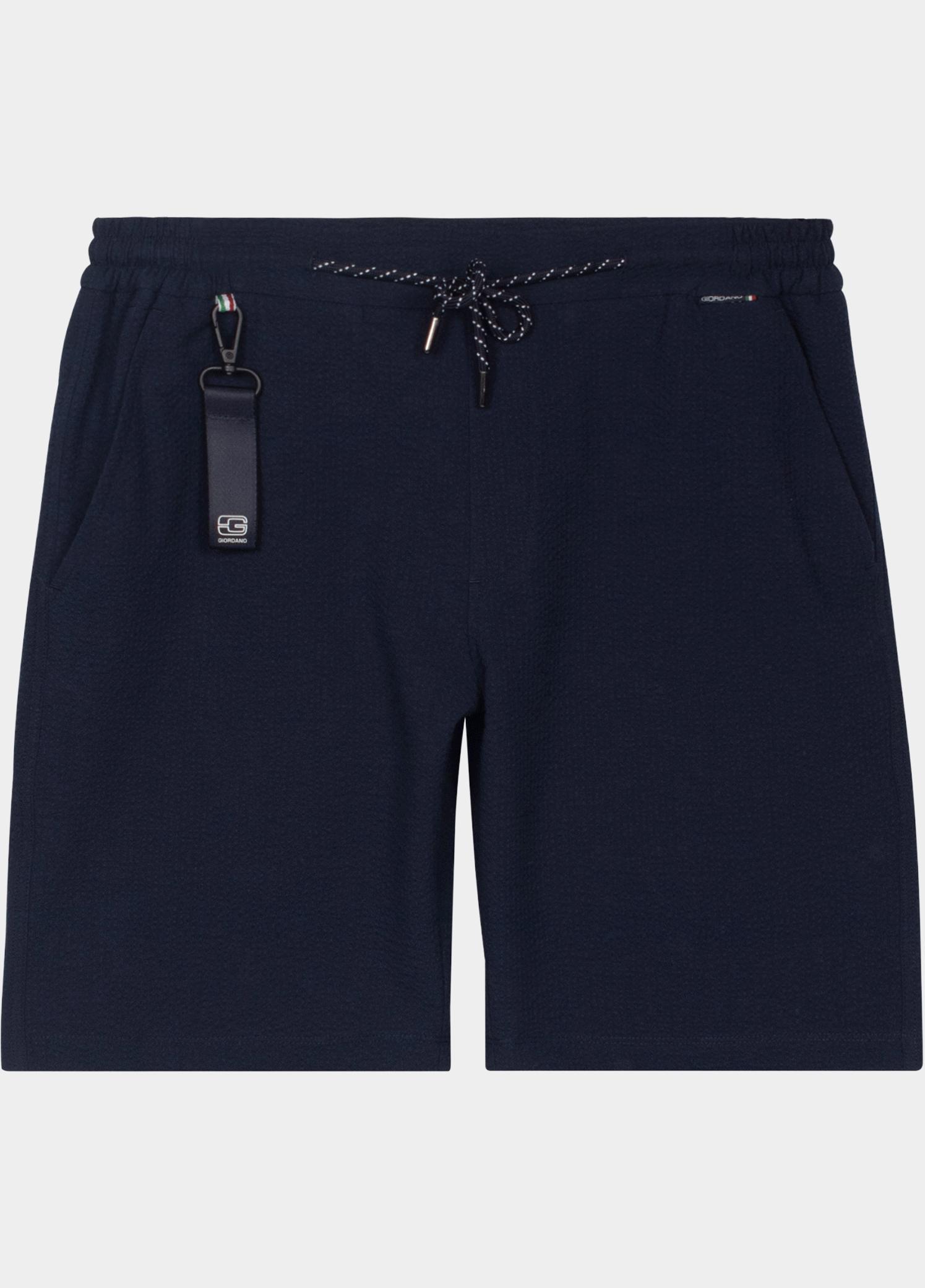 Giordano Korte Broek heren Blauw Sassari short Technical Plain 611105/60