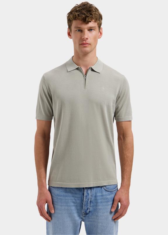 Dstrezzed Polo heren Grijs DS_Dorian Zip Polo 420062/831