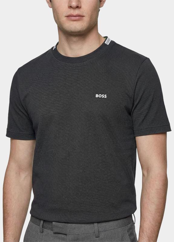 BOSS Green T-shirt korte mouw Blauw TS_Pique 10266738 01 50575207/402