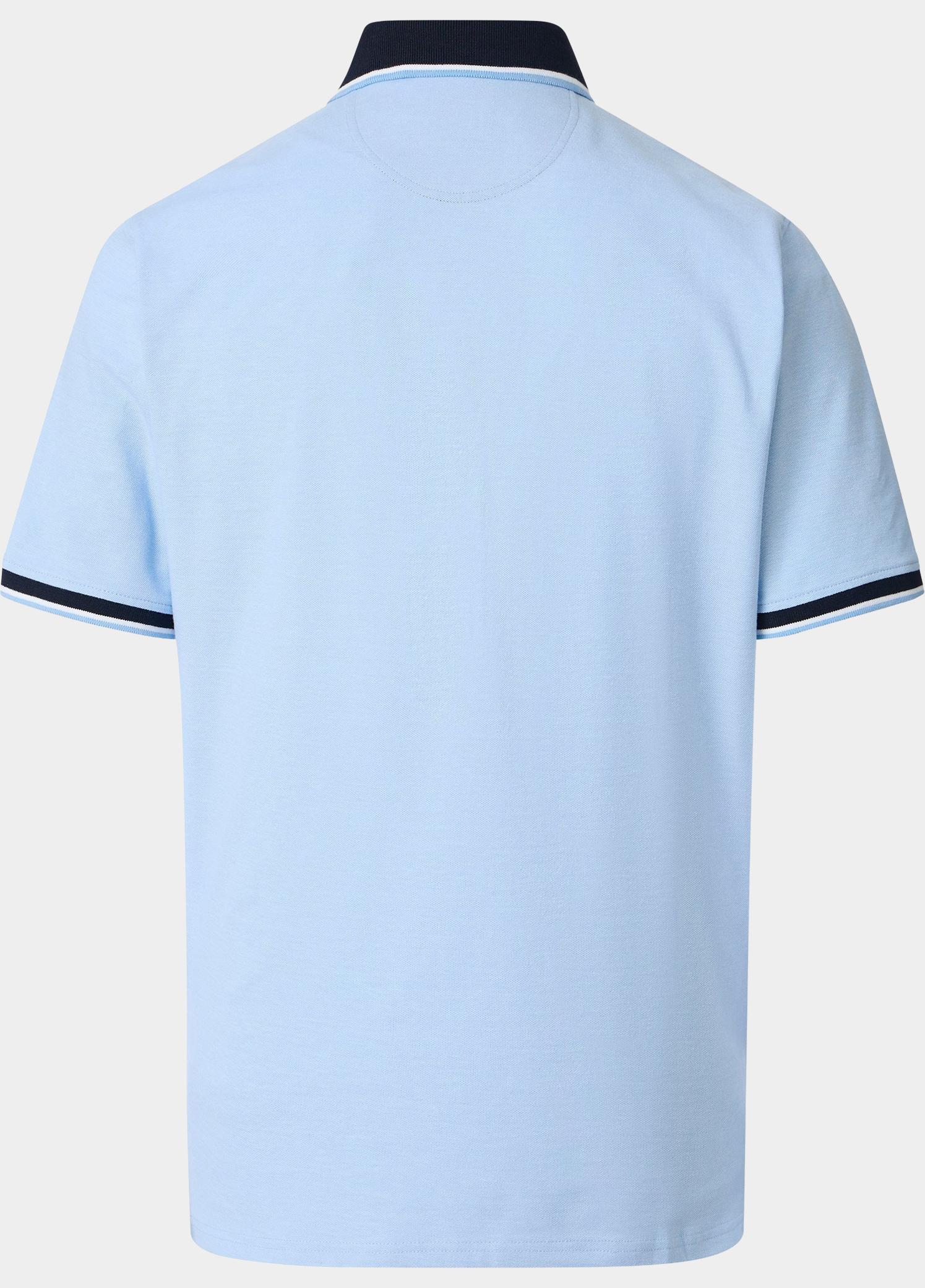 Casamoda Polo korte mouw Blauw Polo 2-tone PQ 126320101/102