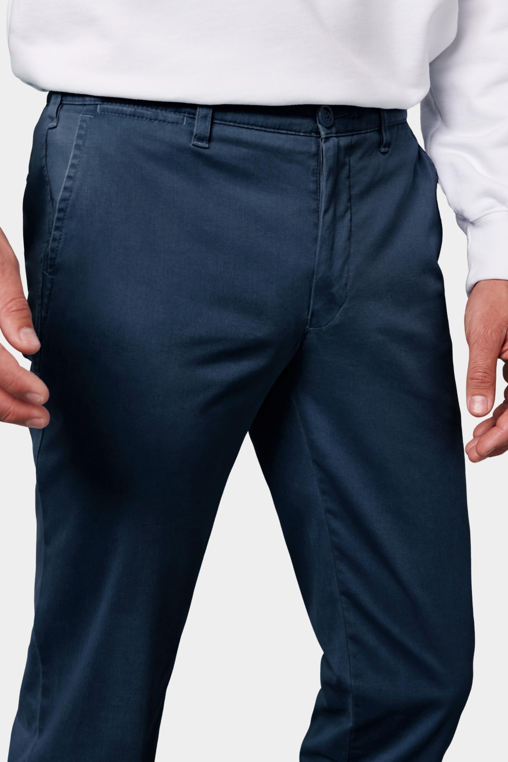 Meyer Katoenen Broek Blauw CHINO Art.9-6001 3649600100/15