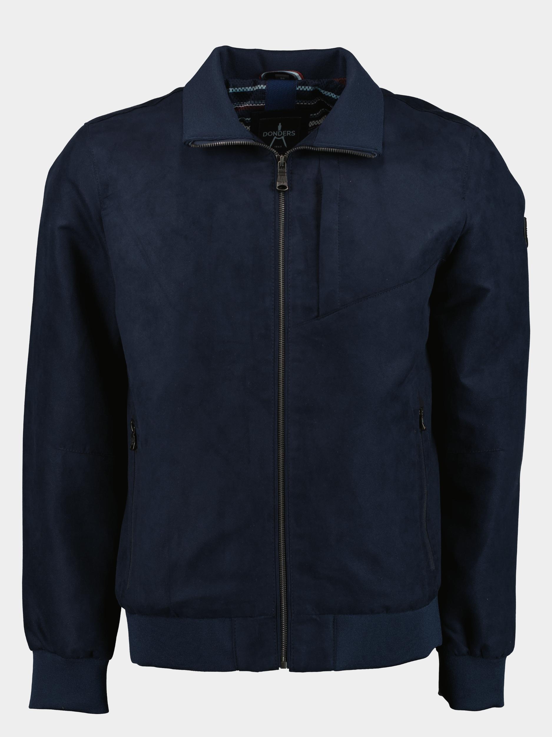 Donders 1860 Zomerjack Blauw Textile jacket 21677/790