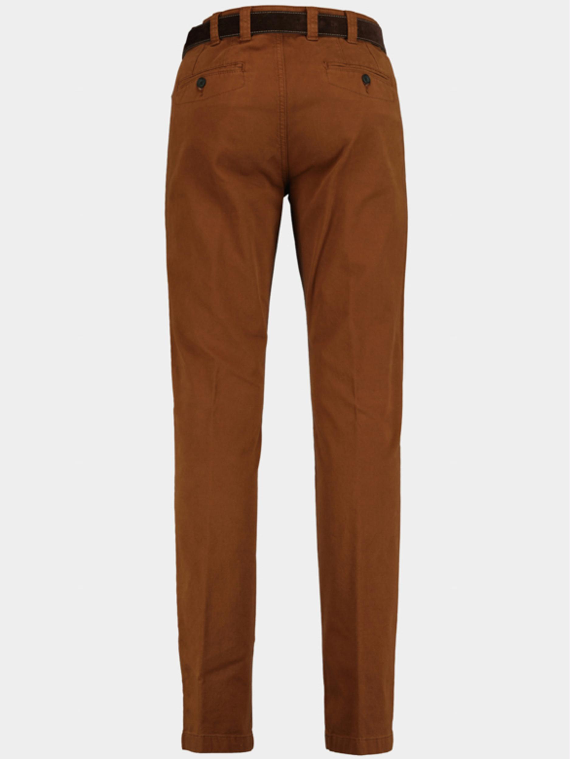 Cornalli Katoenen Broek Bruin Chino met ronde zak bruin 2Q.1818/031