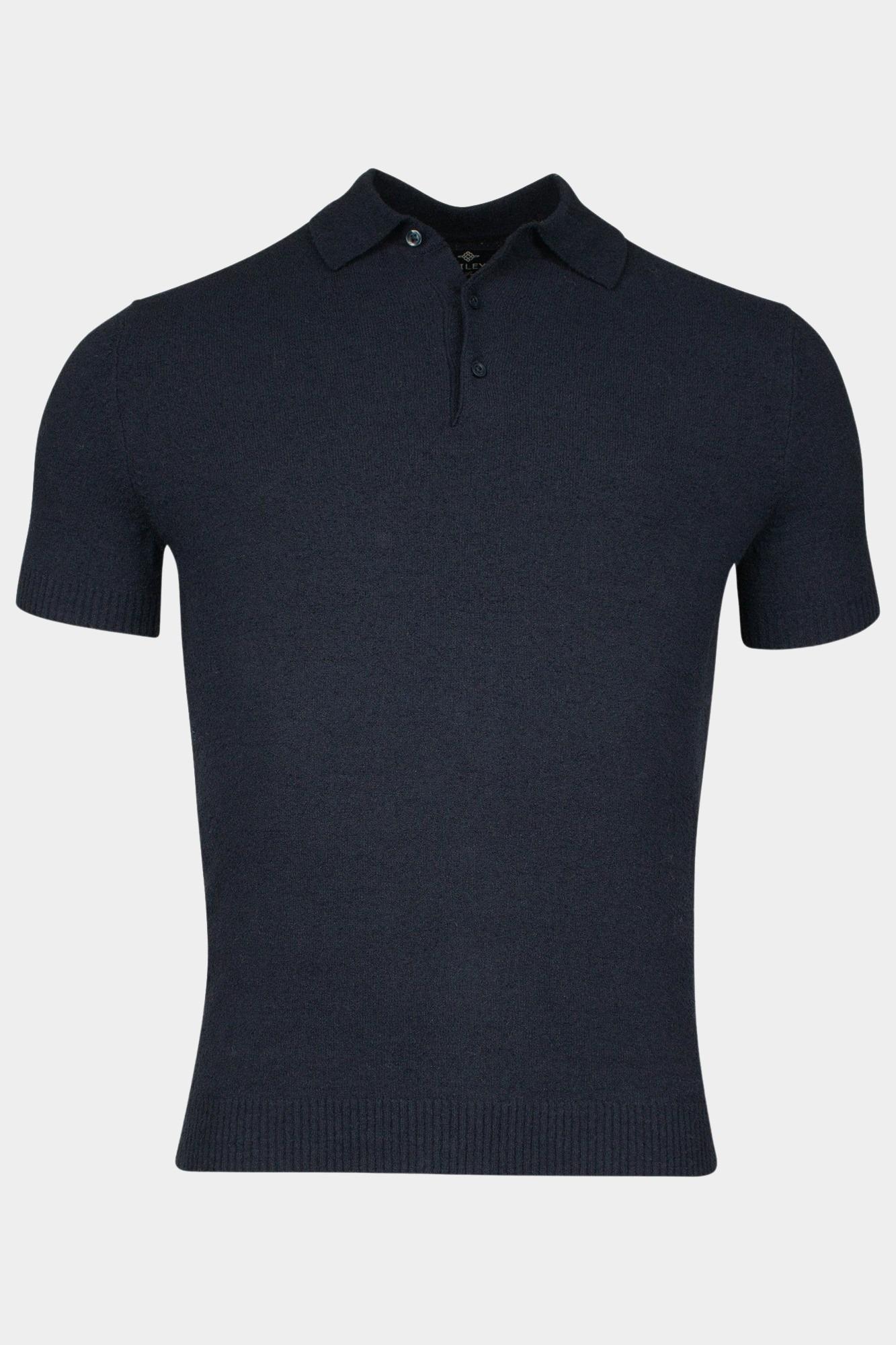 Baileys Polo korte mouw Blauw Polo kniited - SS single knit 515710/69