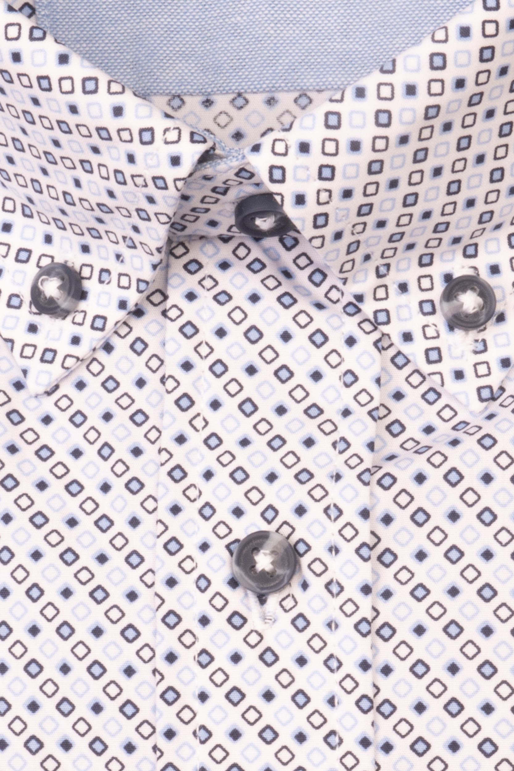R.B. Boston Casual hemd lange mouw Wit  327670/605