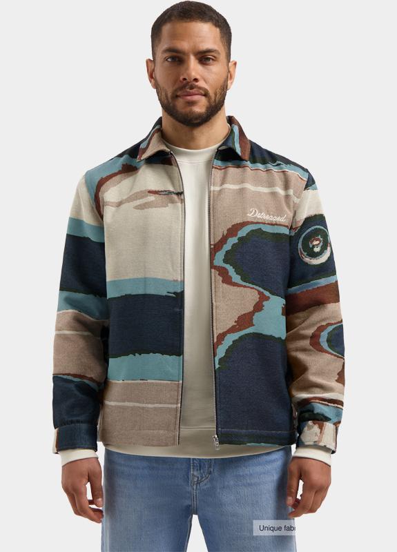 Dstrezzed Zomerjas heren Blauw Carter Jacket 155006/621