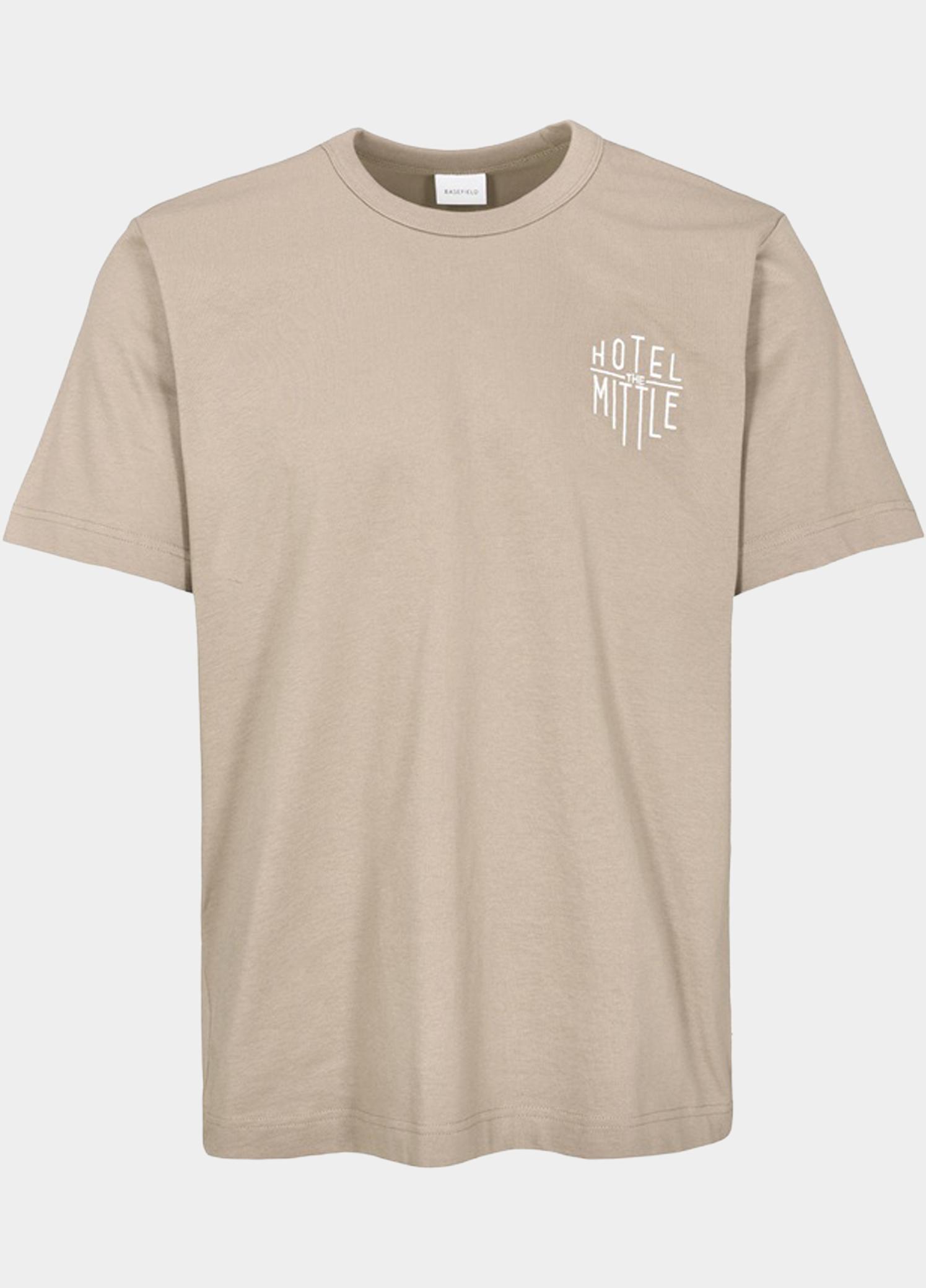 Basefield T-shirt heren Beige  219018847/247