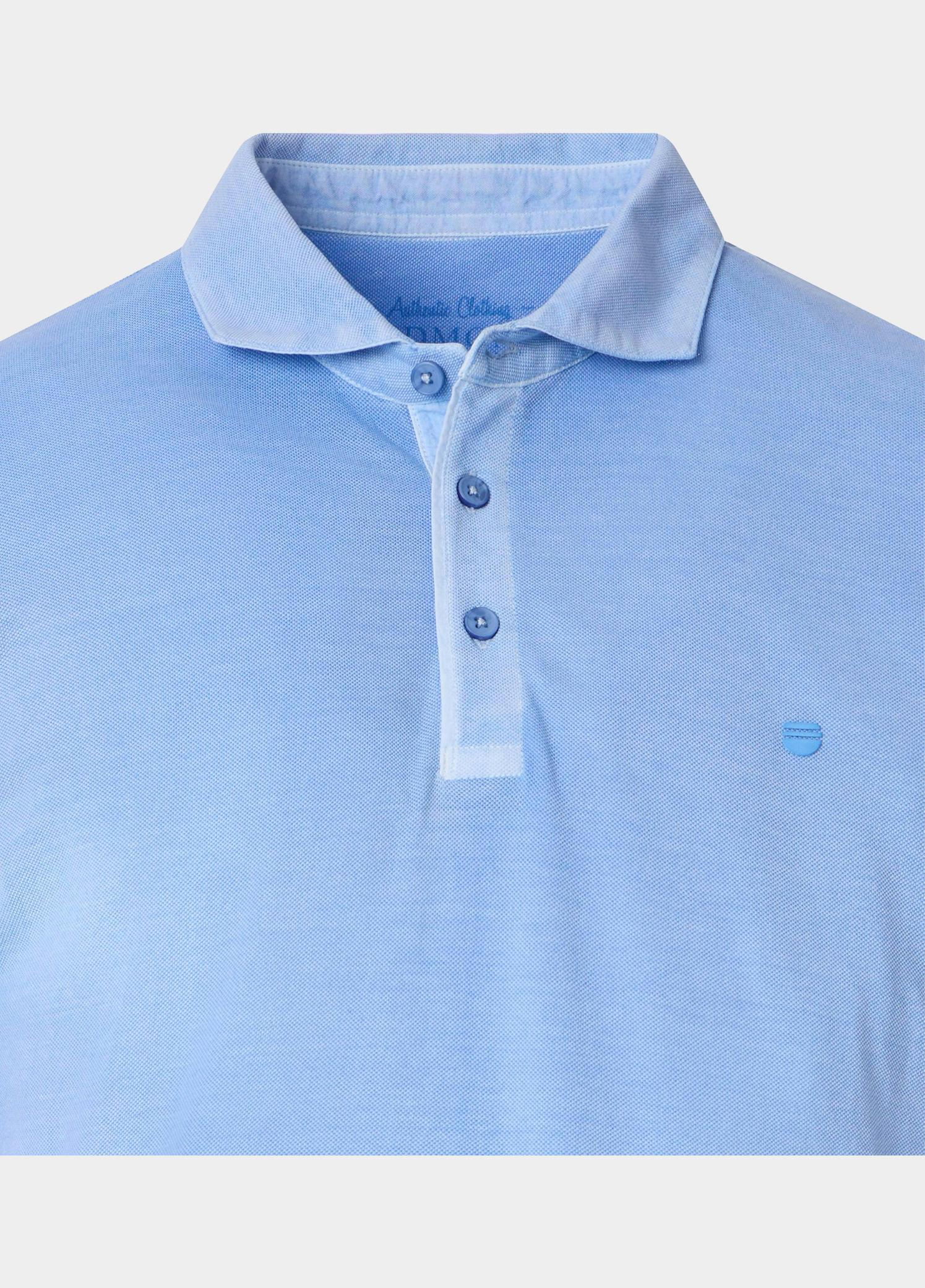 Redmond Polo heren Blauw Polo Shirt Uni 251930900/120