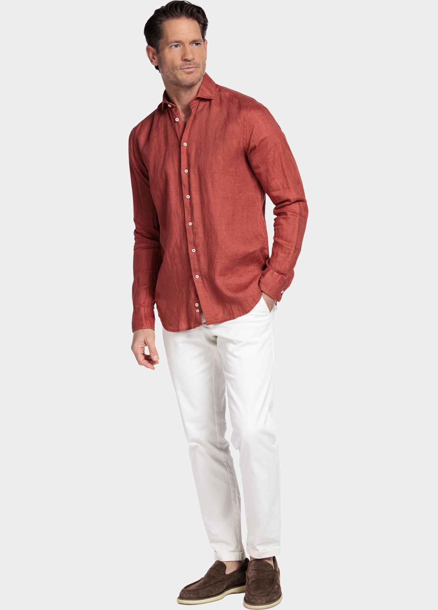 Giordano Overhemd heren Roze Row Long Sleeve Cutaway Soft 617811/31