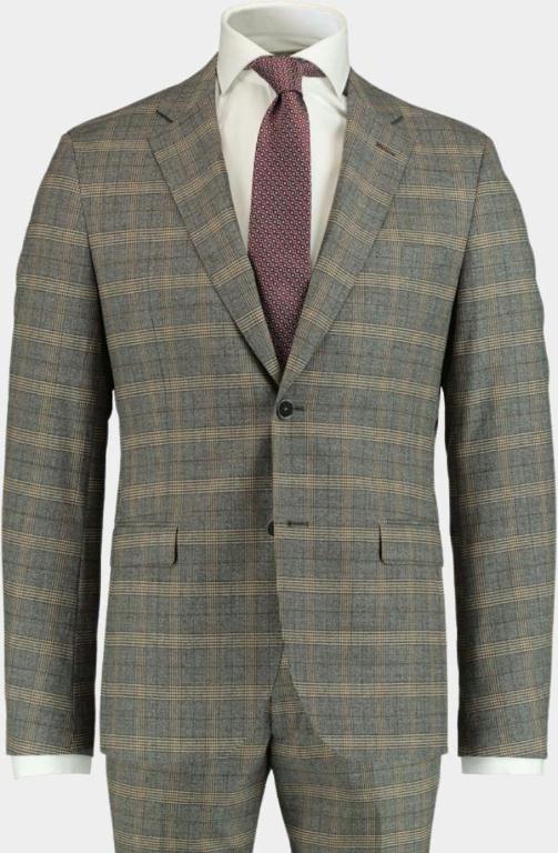 Scotland Blue Kostuum Grijs Toulon Suit Drop 8 213028TO18SB/940 grey