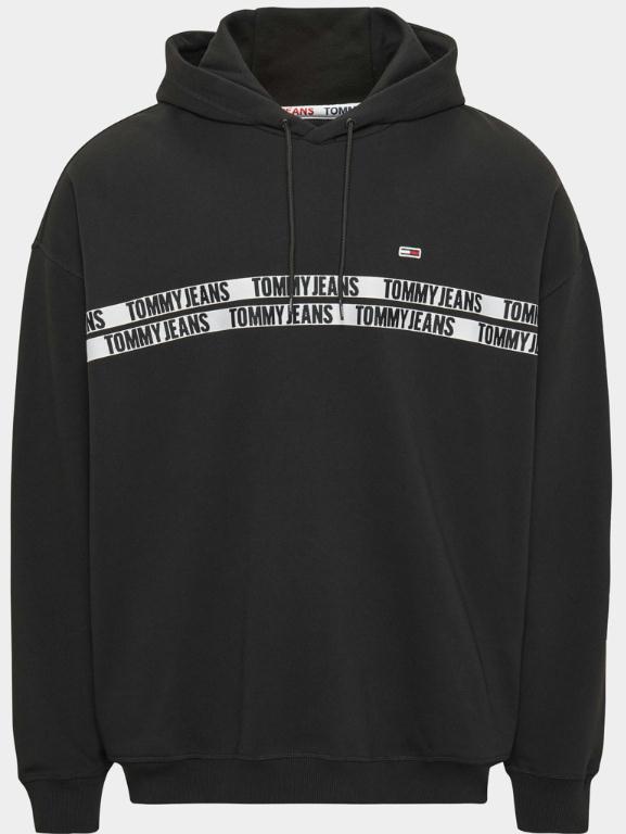 Tommy Jeans Sweater Zwart TJM Tape Hoodie DM0DM14194/BDS