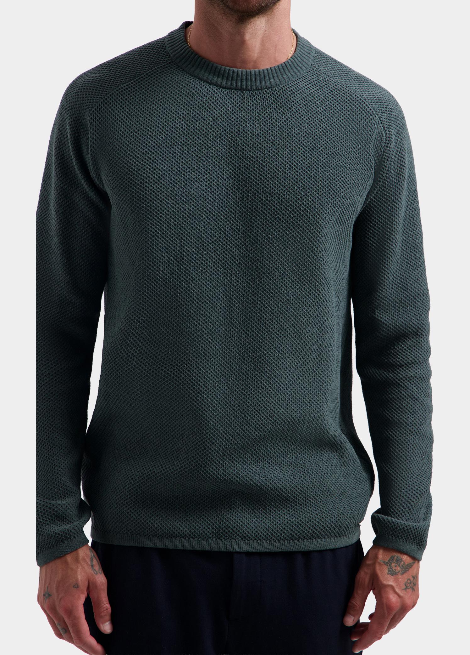 Dstrezzed Sweater heren Groen Neill Big Chenille 406836/569