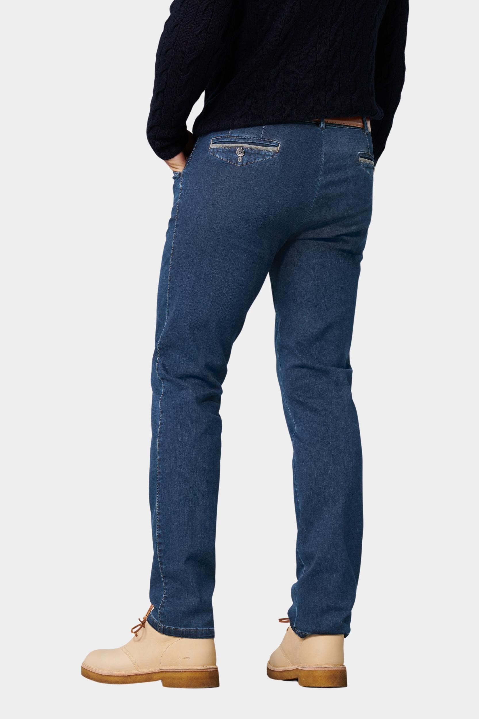 Meyer Flatfront Jeans Blauw CHICAGO Art.2-4547 3322454700/45