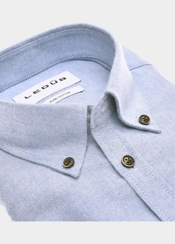 Ledub Business hemd lange mouw Blauw  0143128/180-000-000