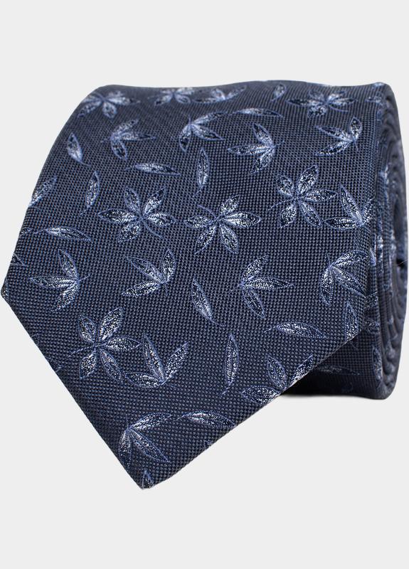 Tresanti Stropdas Blauw FALONE | Small Leaves TRTIJE442/800