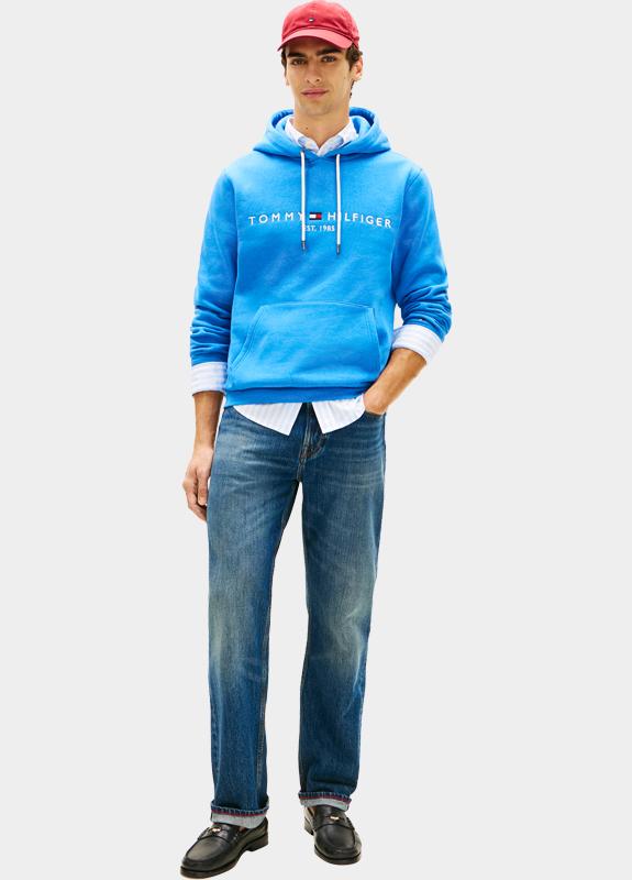 Tommy Hilfiger Hoodie Blauw TOMMY LOGO HOODY MW0MW11599/C4U